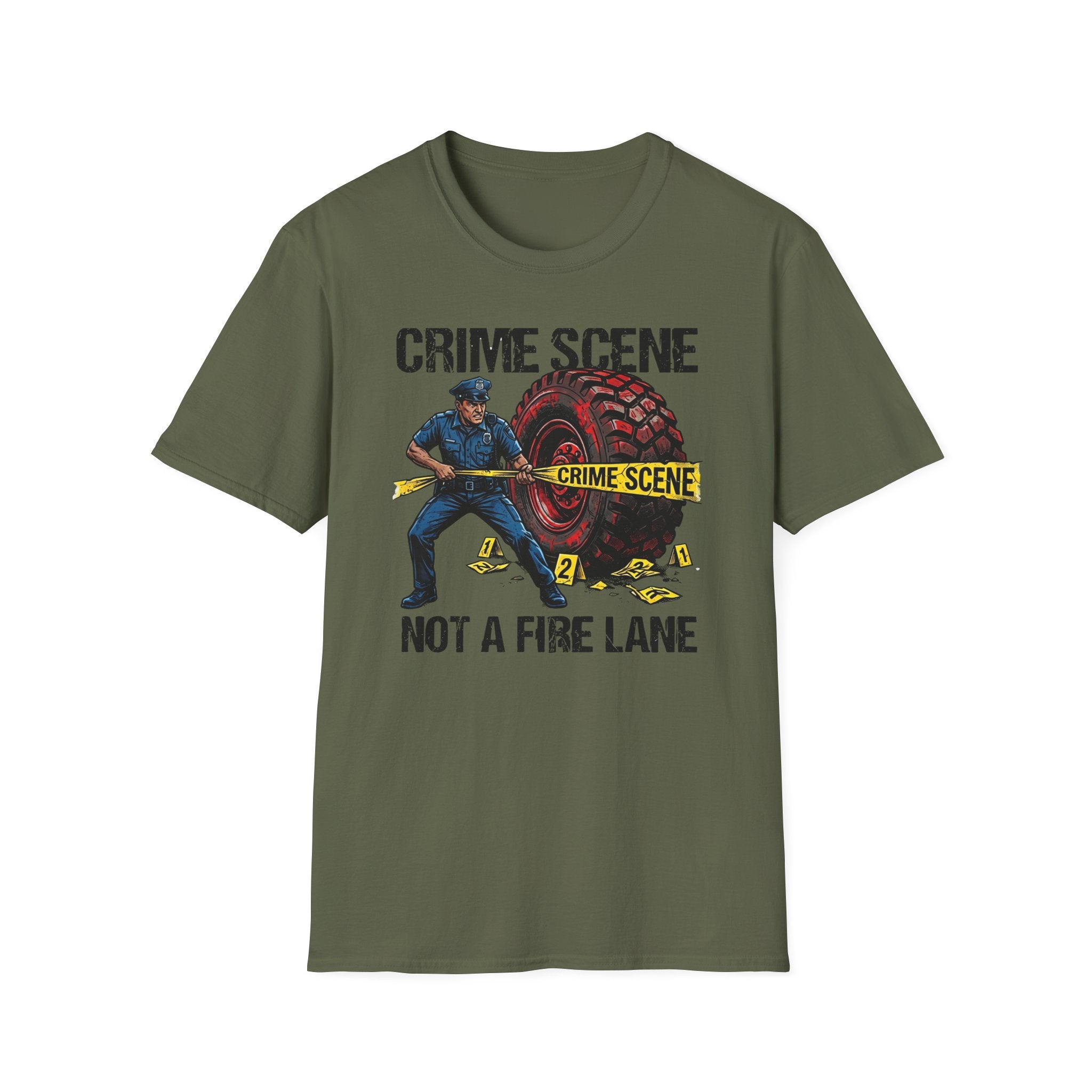 Crime_Scene_Not_A_Fire_Lane_2 T-Shirt
