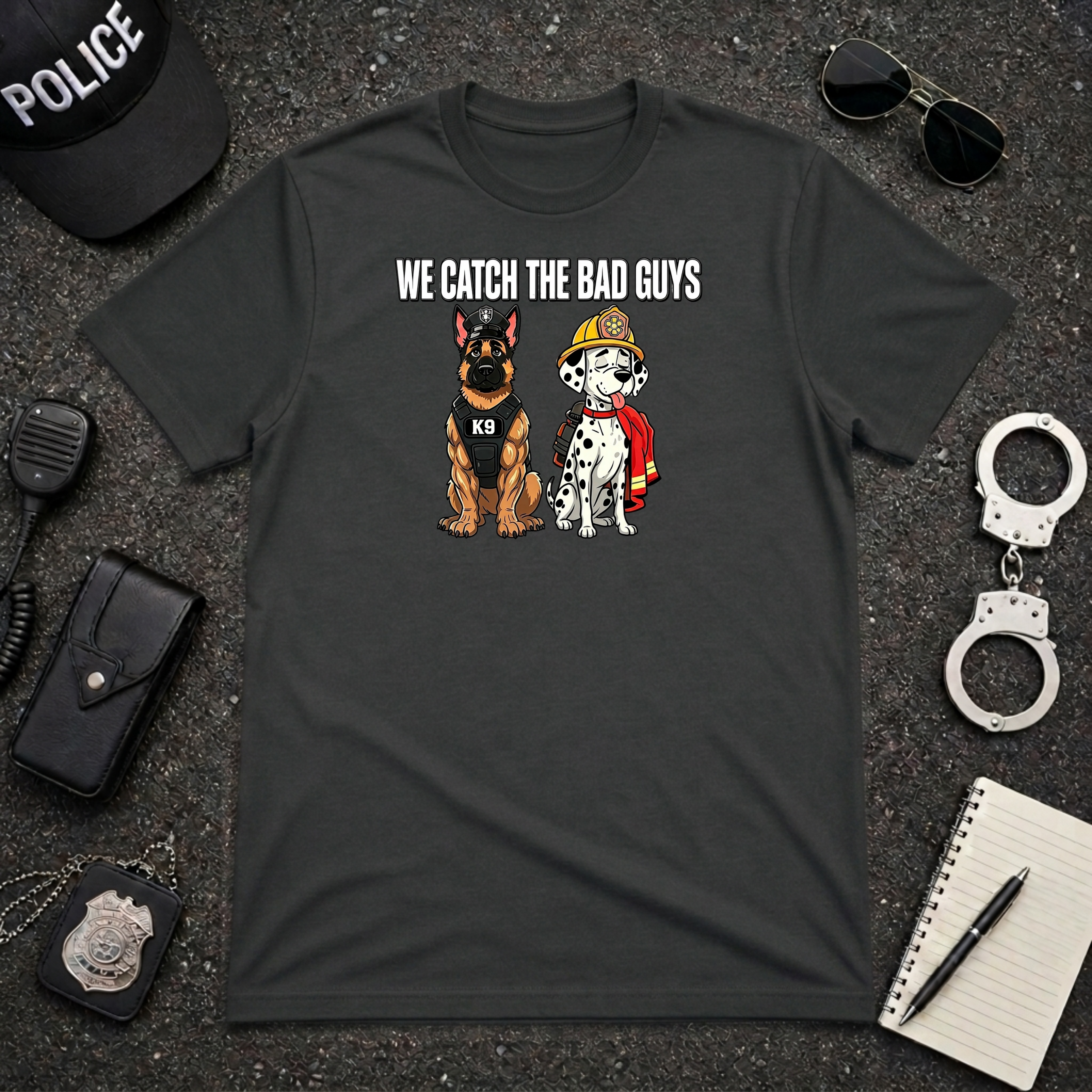 We Catch The Bad Guys T-Shirt