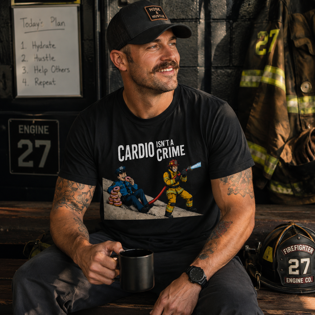 Cardio Isn't A Crime Tee