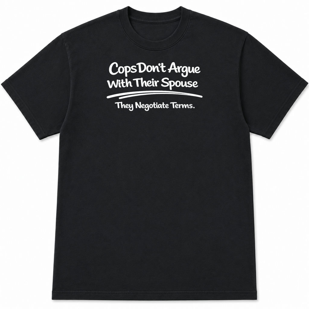 Cops Don't Argue T-Shirt