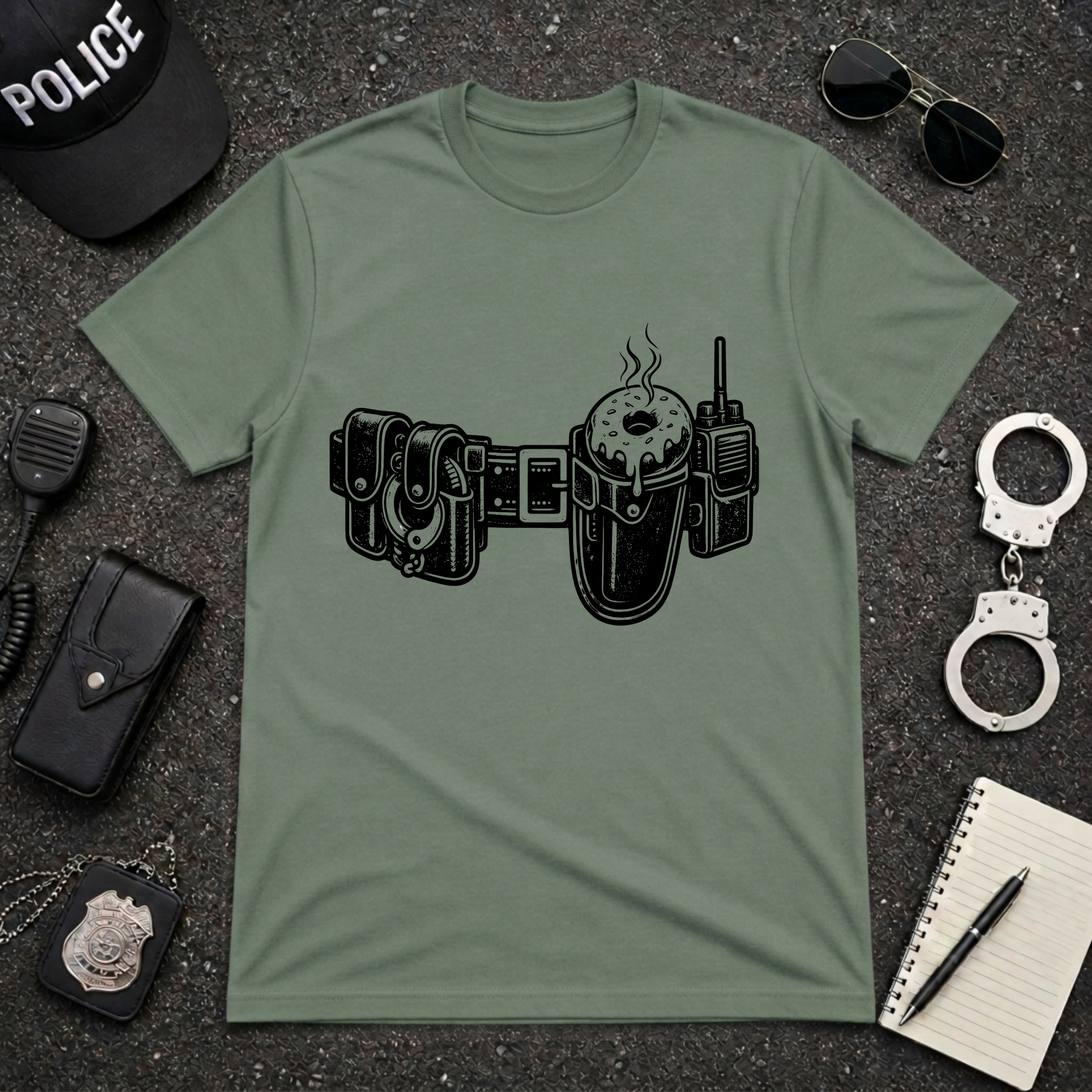 Donut Police Belt T-Shirt