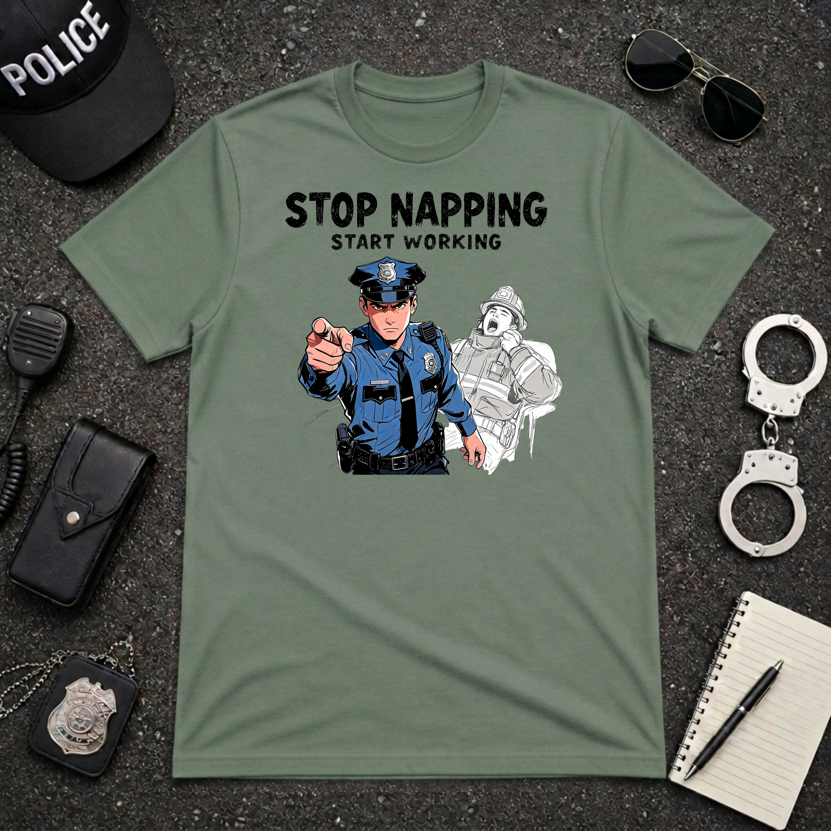 Stop Napping Start Working T-Shirt