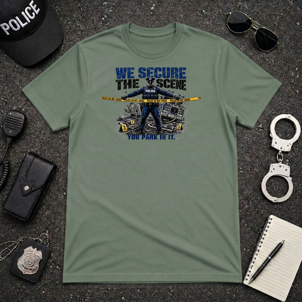 We Secure The Scene You Park In It T-Shirt
