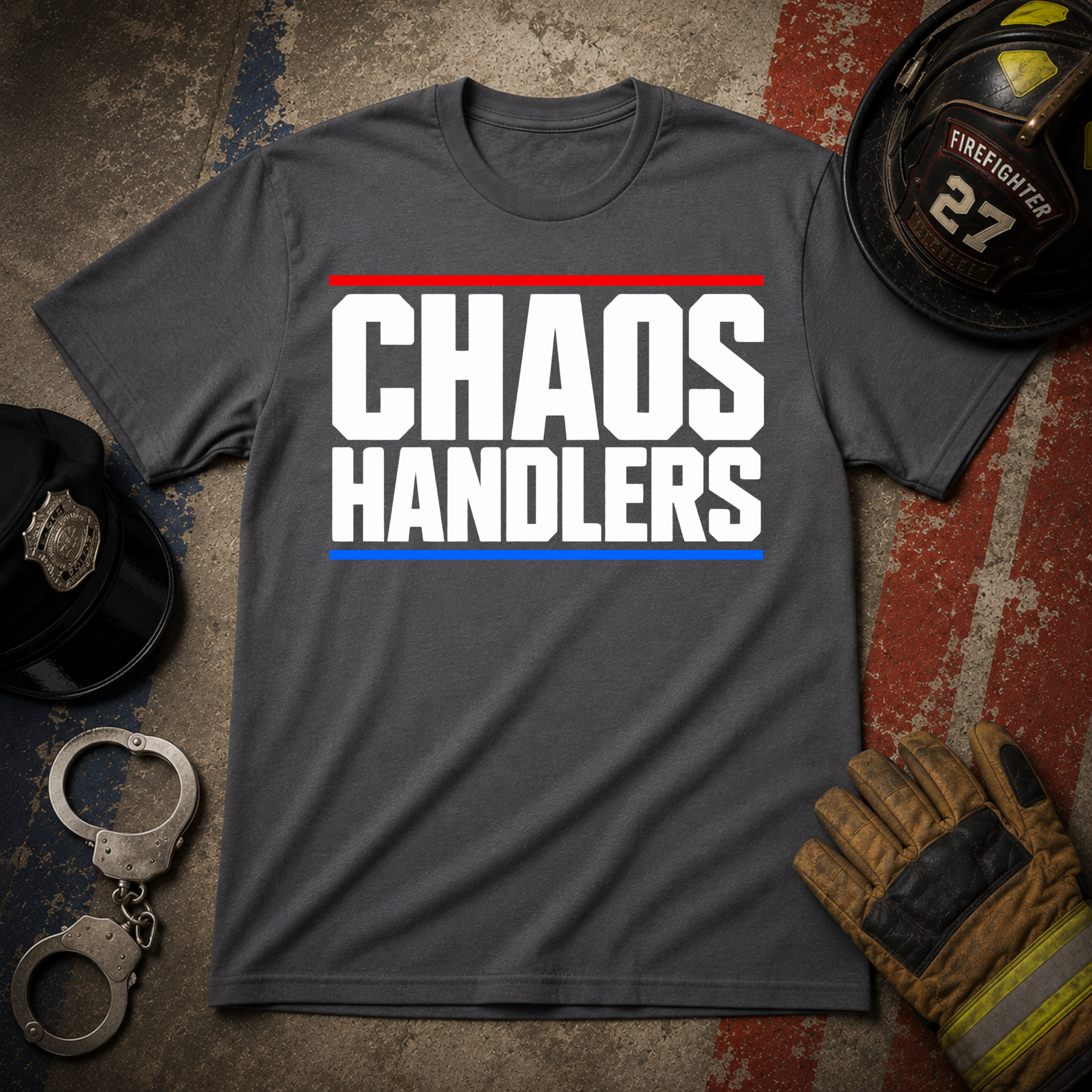 Chaos Handlers | First Responder Firefighter Police Pride Shirt
