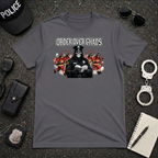 Order Over Chaos | Thin Blue Line Police Pride Shirt