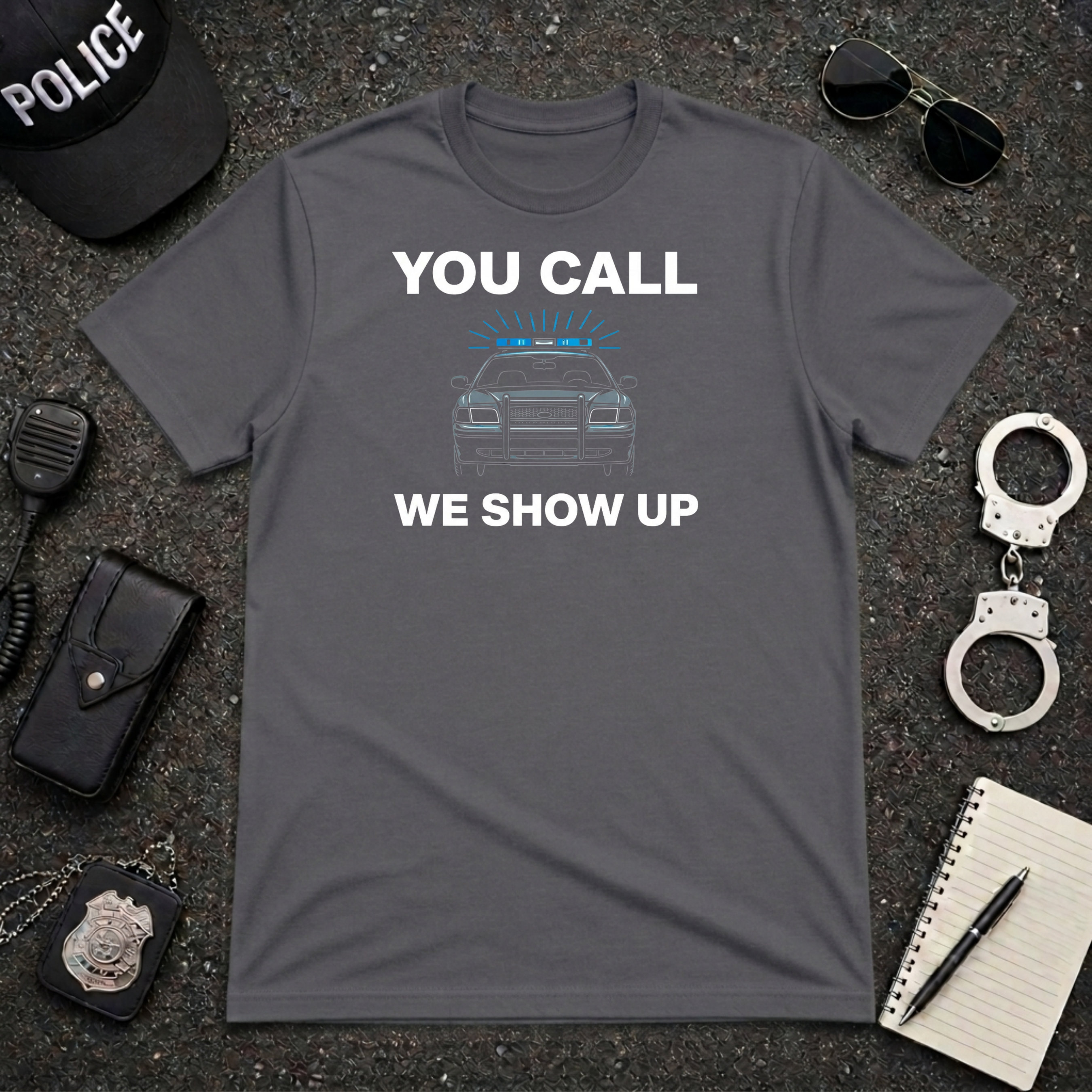 You Call We Show Up | Police Officer Pride Shirt