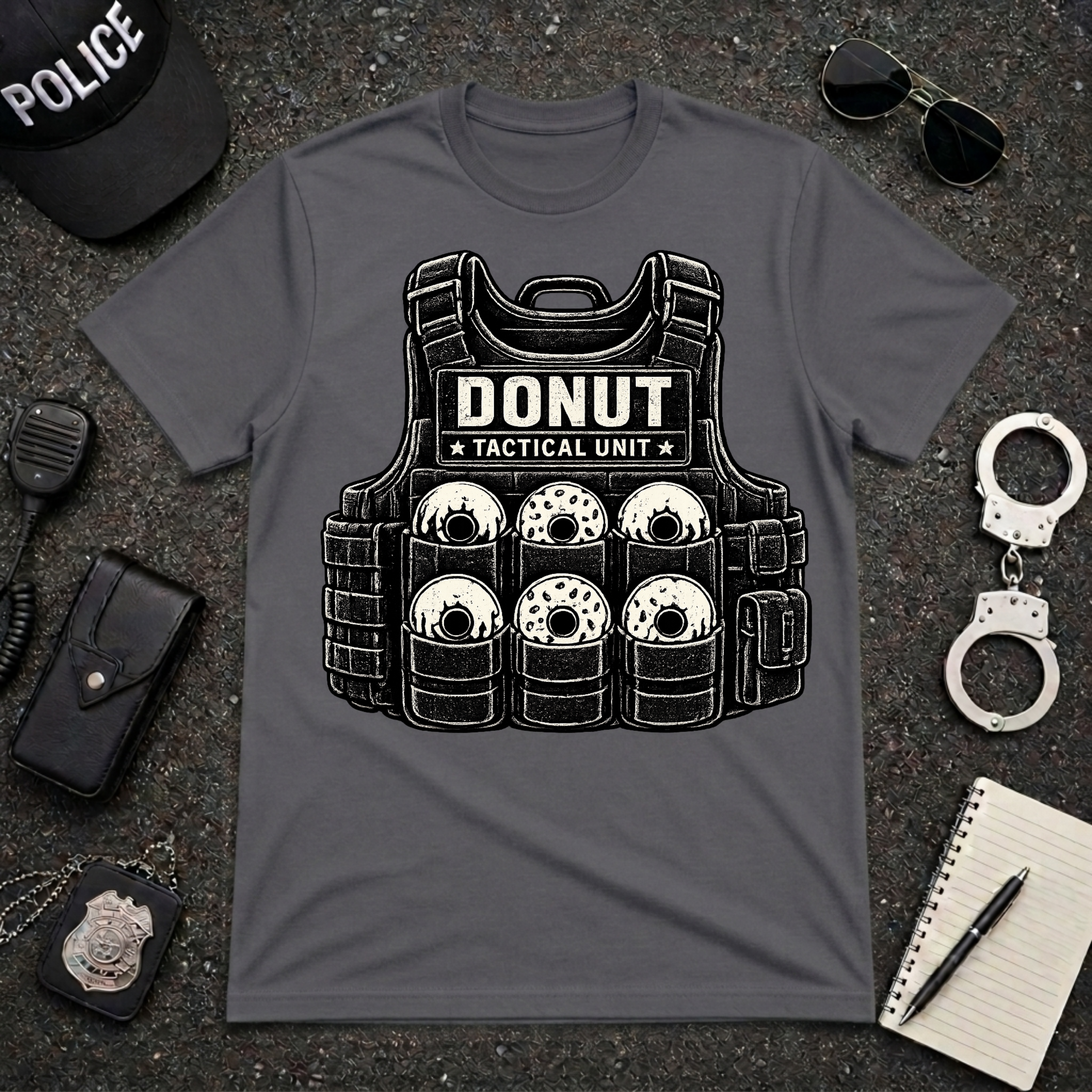 Donut Tactical Unit | Funny Police Officer Shirt