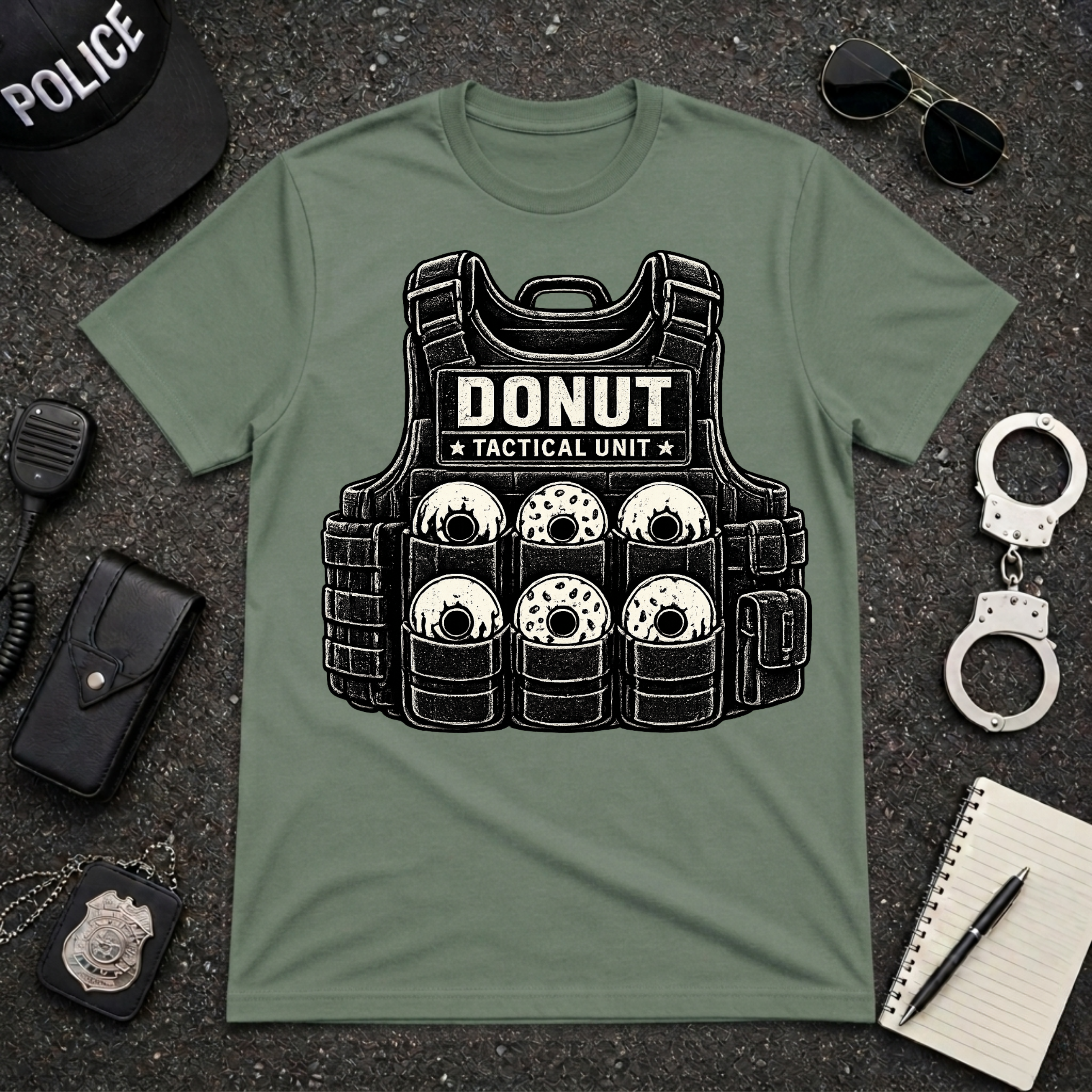 Donut Tactical Unit | Funny Police Officer Shirt