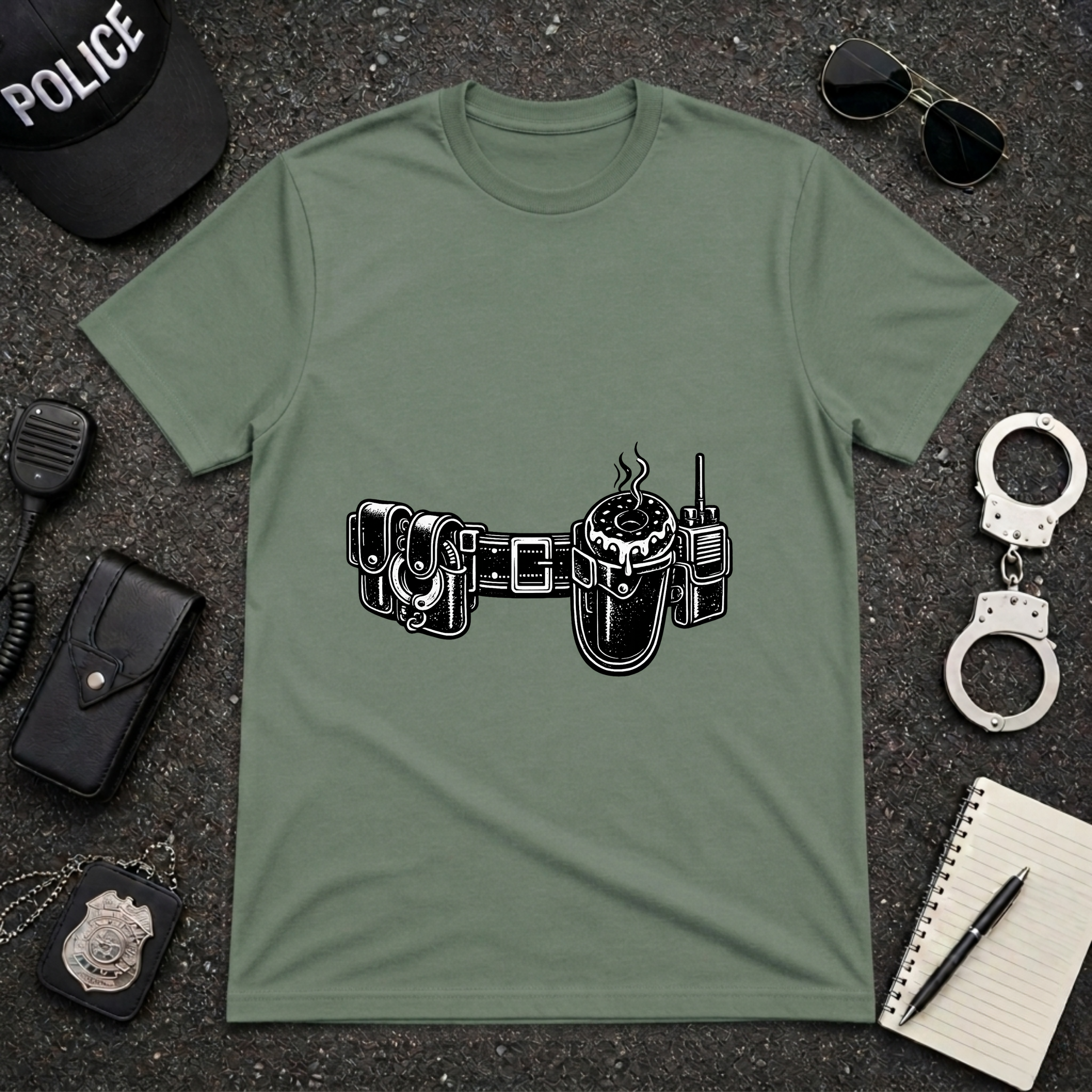 Donut Belt | Funny Police Officer Shirt