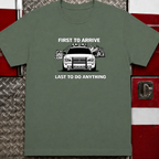 First To Arrive Last To Do Anything | Funny Firefighter vs Police Shirt