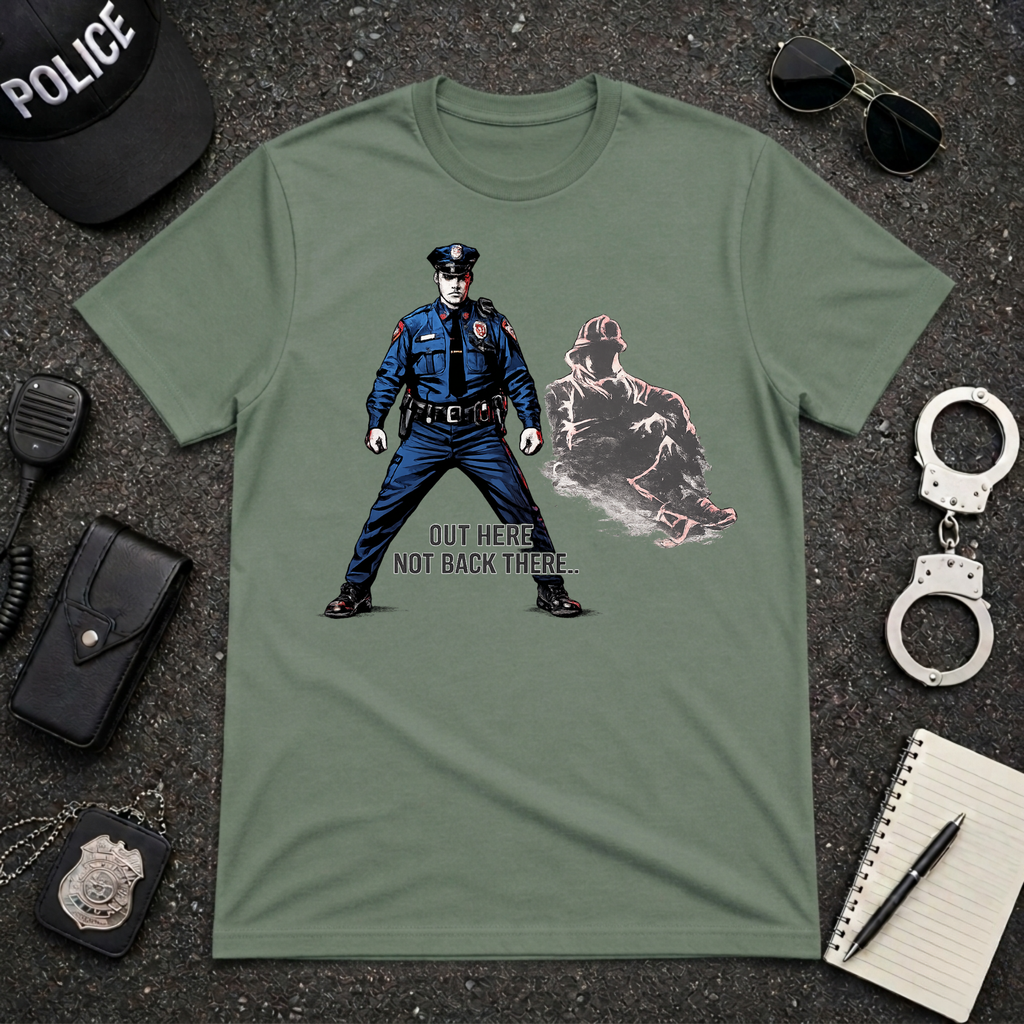 Out Here Not Back There | Police Officer Pride Shirt