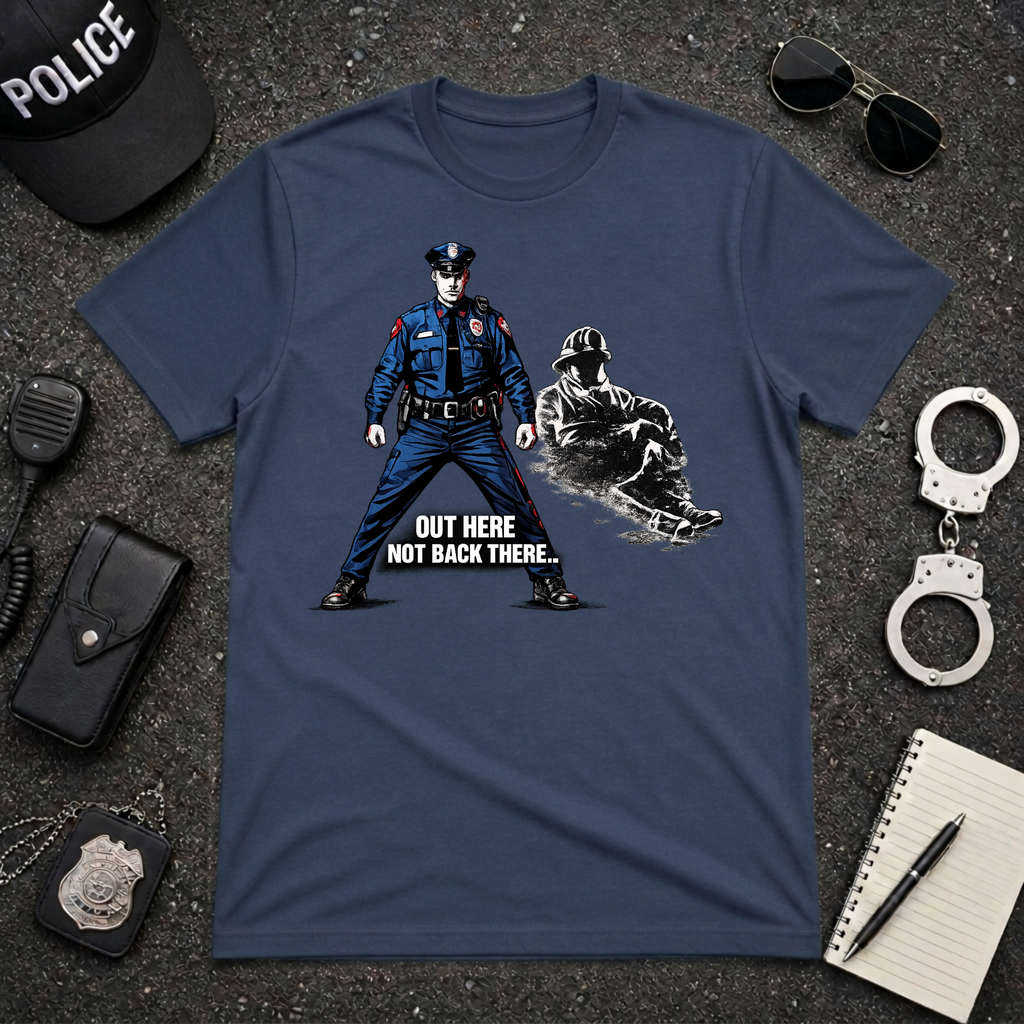 Out Here Not Back There | Police Officer Pride Shirt