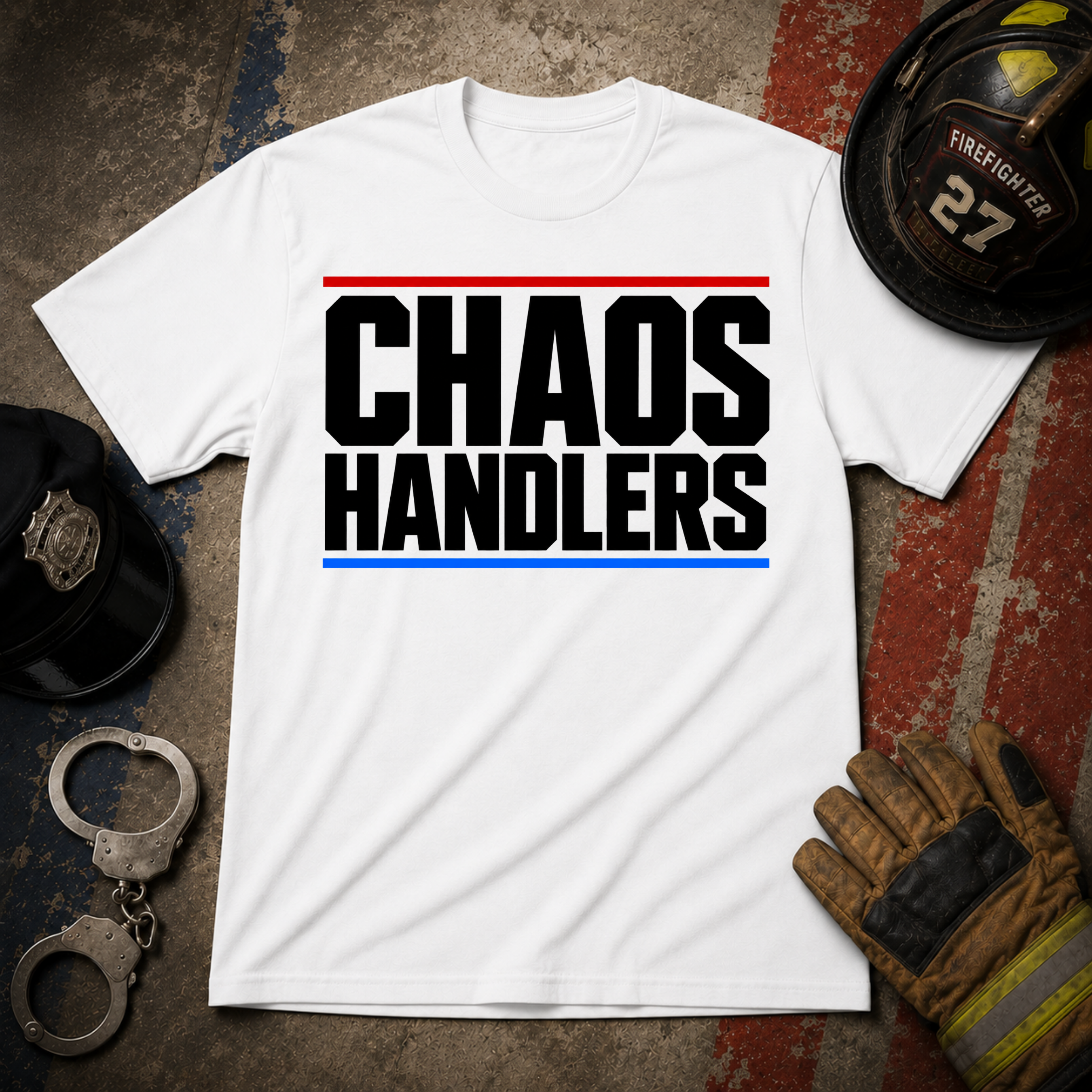 Chaos Handlers | First Responder Firefighter Police Pride Shirt
