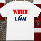 Water Over Law | Funny Firefighter vs Police Shirt