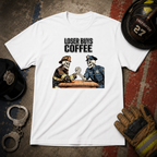 Loser Buys Coffee | Funny Police vs Firefighter Shirt