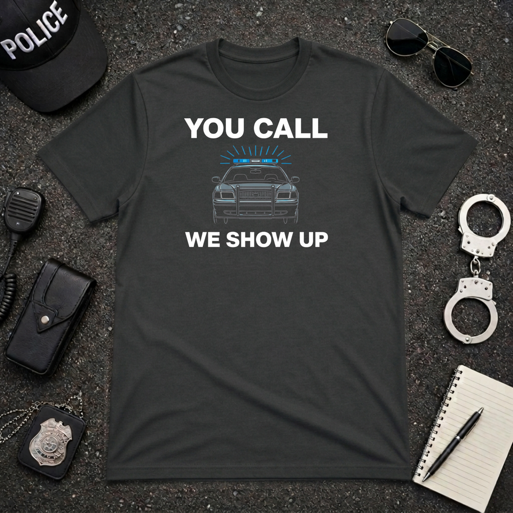 You Call We Show Up | Police Officer Pride Shirt