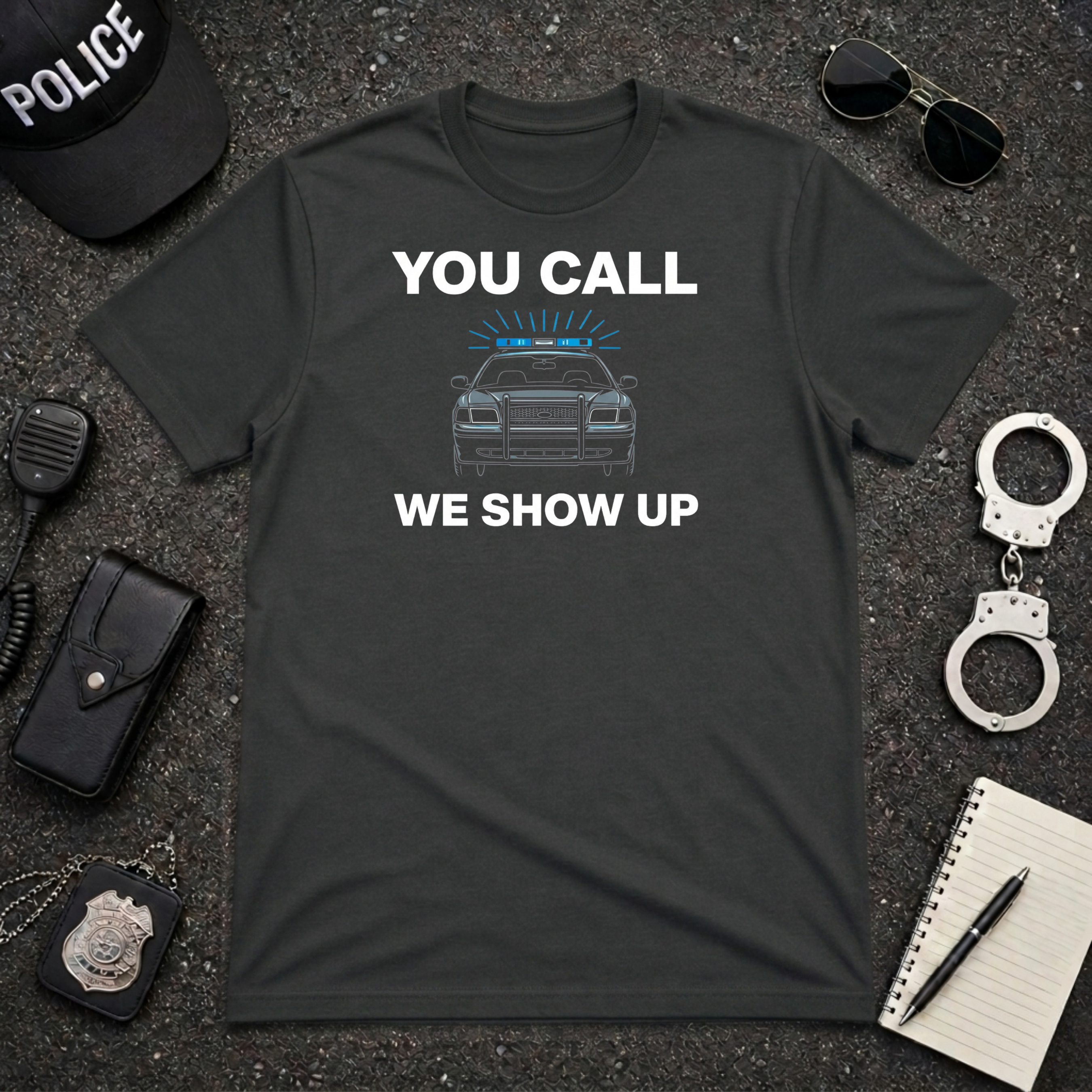 You Call We Show Up | Police Officer Pride Shirt