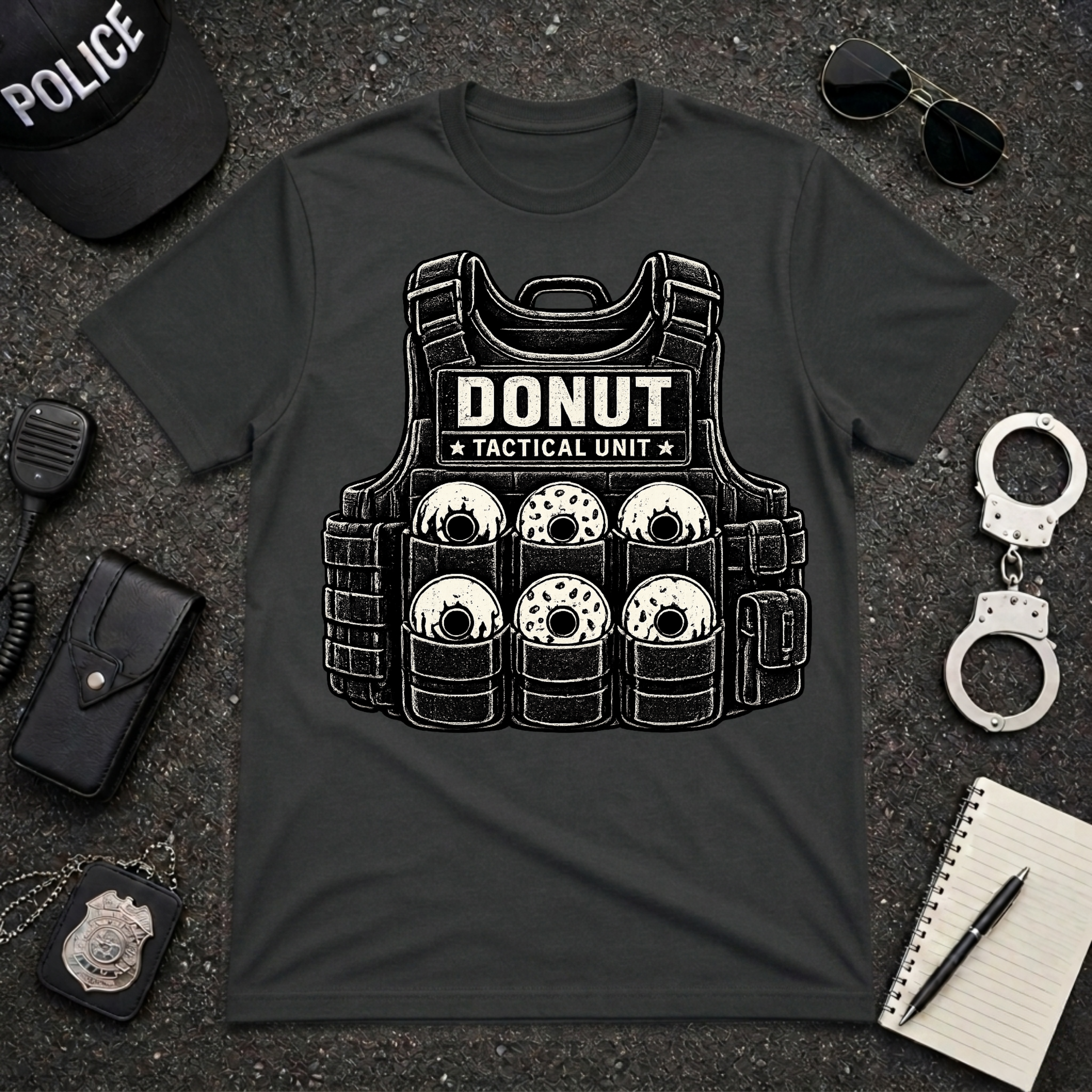 Donut Tactical Unit | Funny Police Officer Shirt