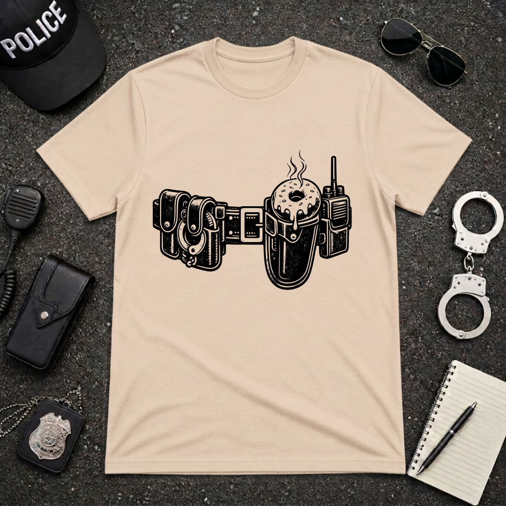 Donut Police Belt T-Shirt