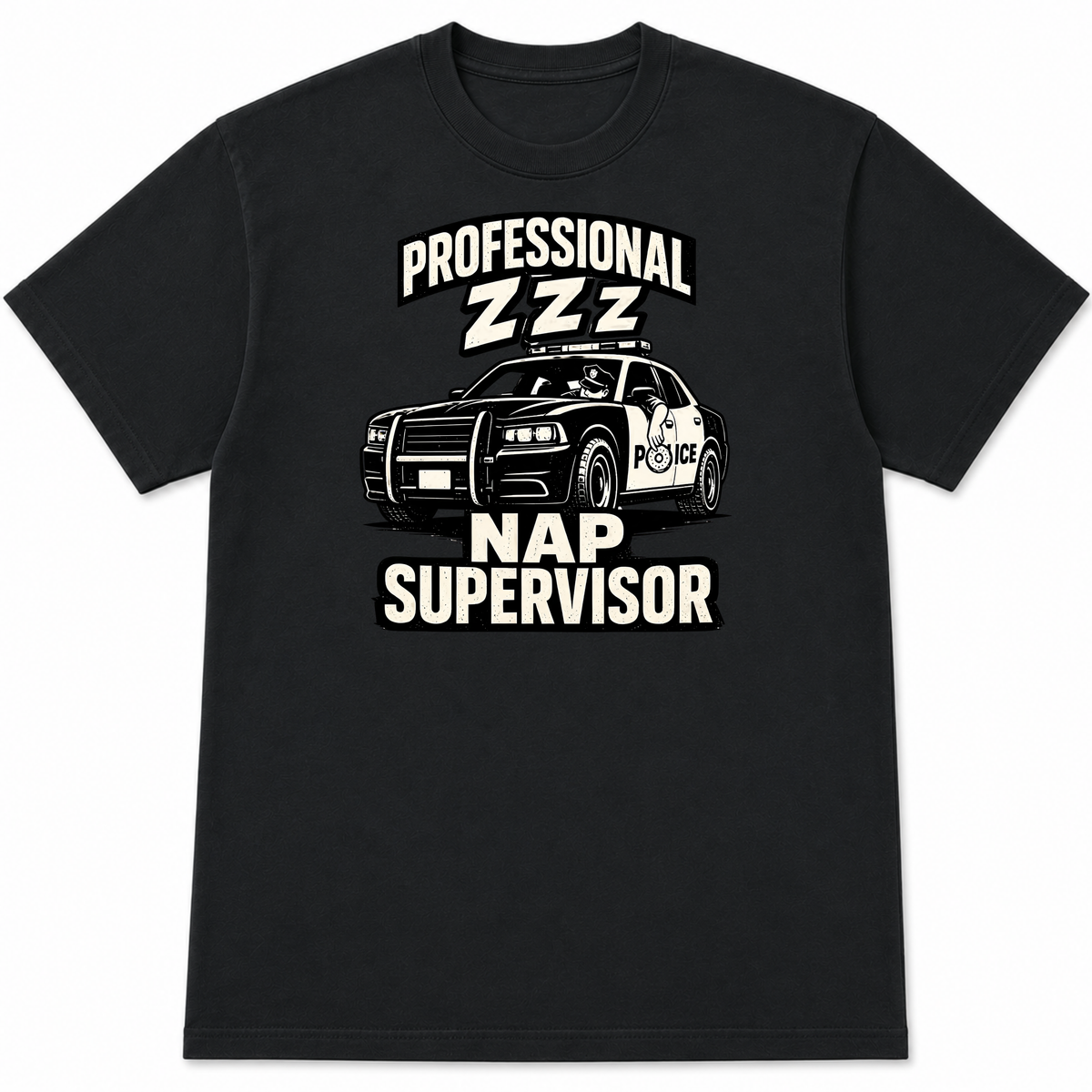 Professional Nap Supervisor Funny Firefighter T-Shirt