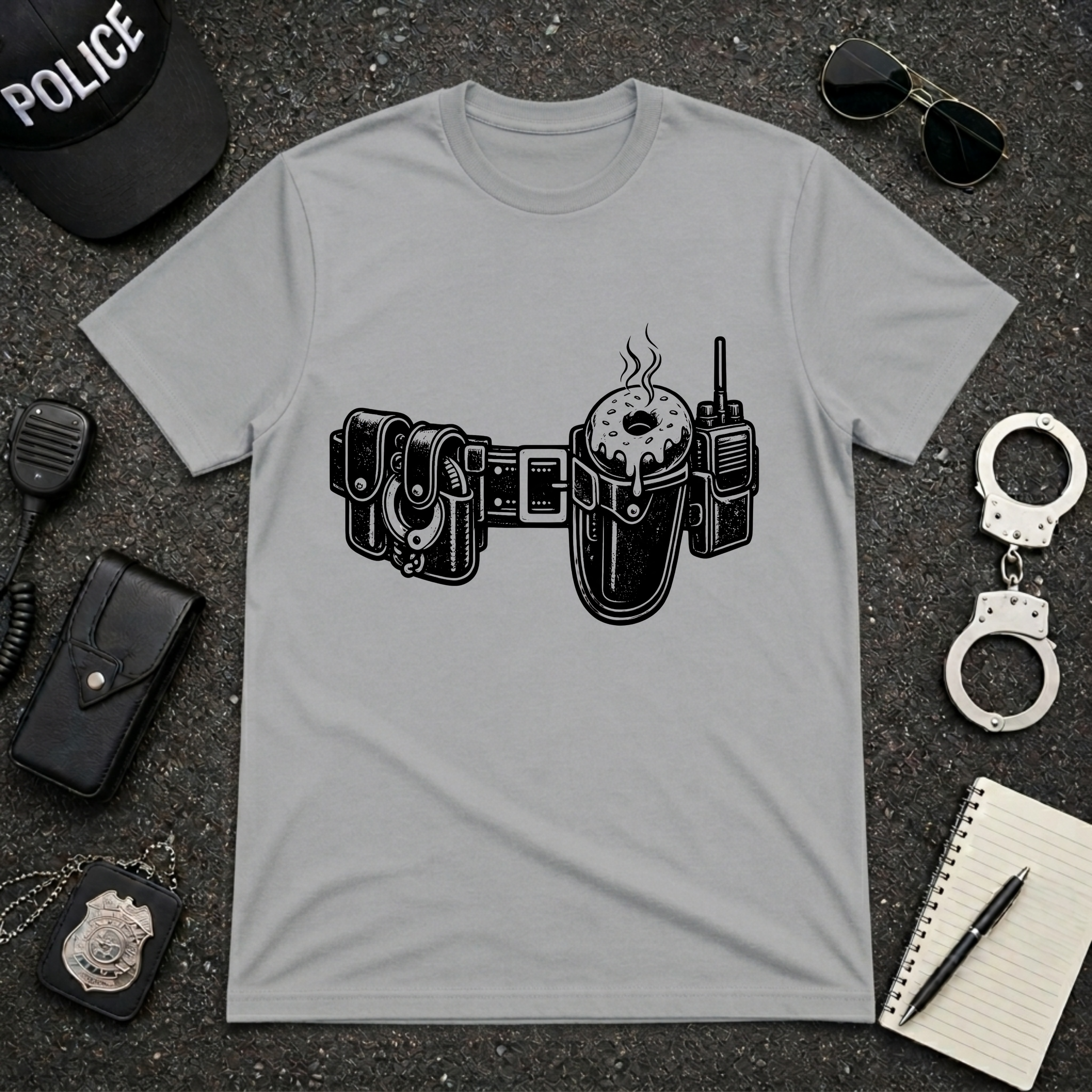 Donut Police Belt T-Shirt