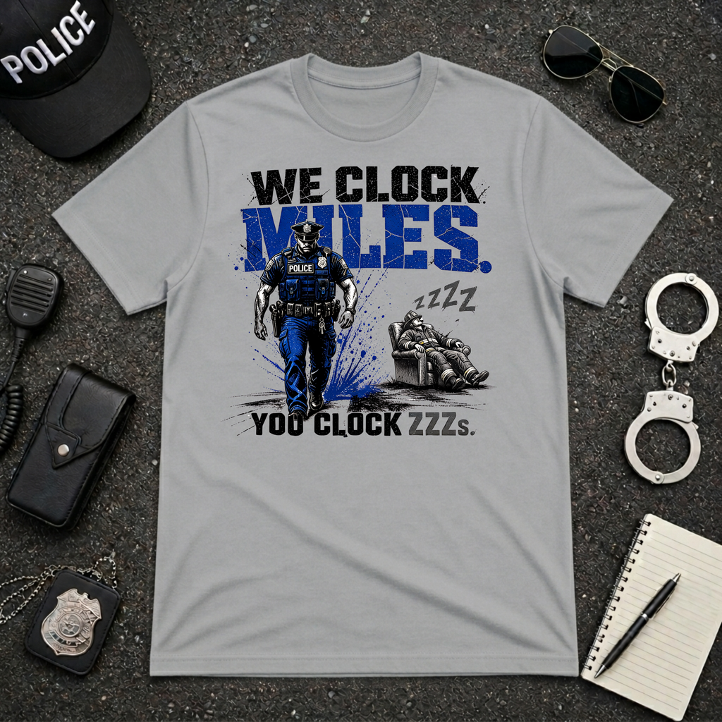 We Clock Miles You Clock ZZZs T-Shirt