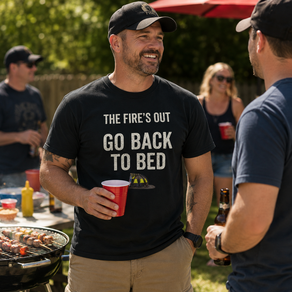 The Fire's Out Go Back To Bed Tee
