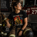 While You Write Tickets We Save Lives Tee