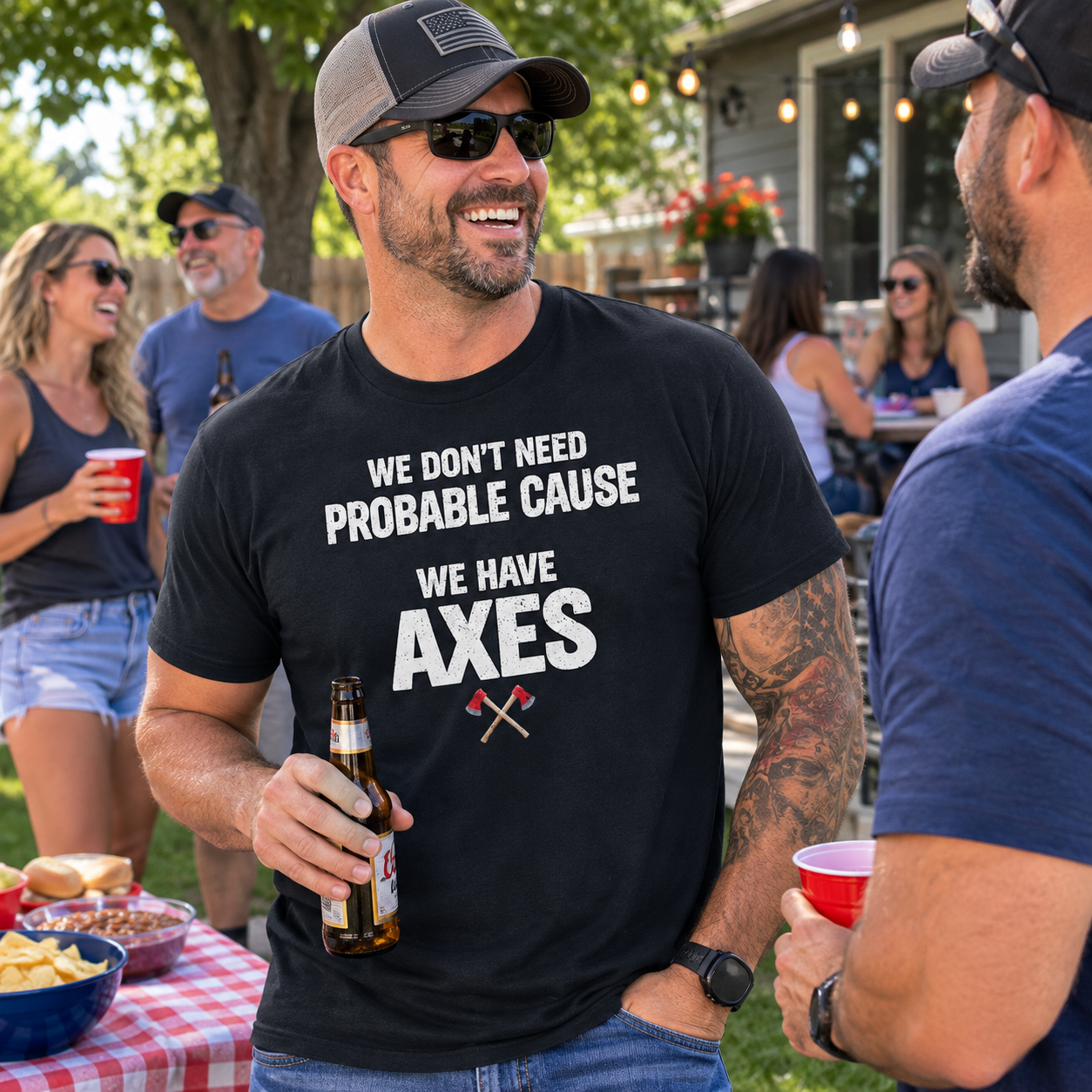 Cops Write Reports Firefighters Write History Tee