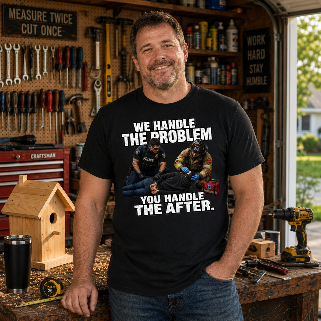 We Handle The Problem You Handle the After Tee