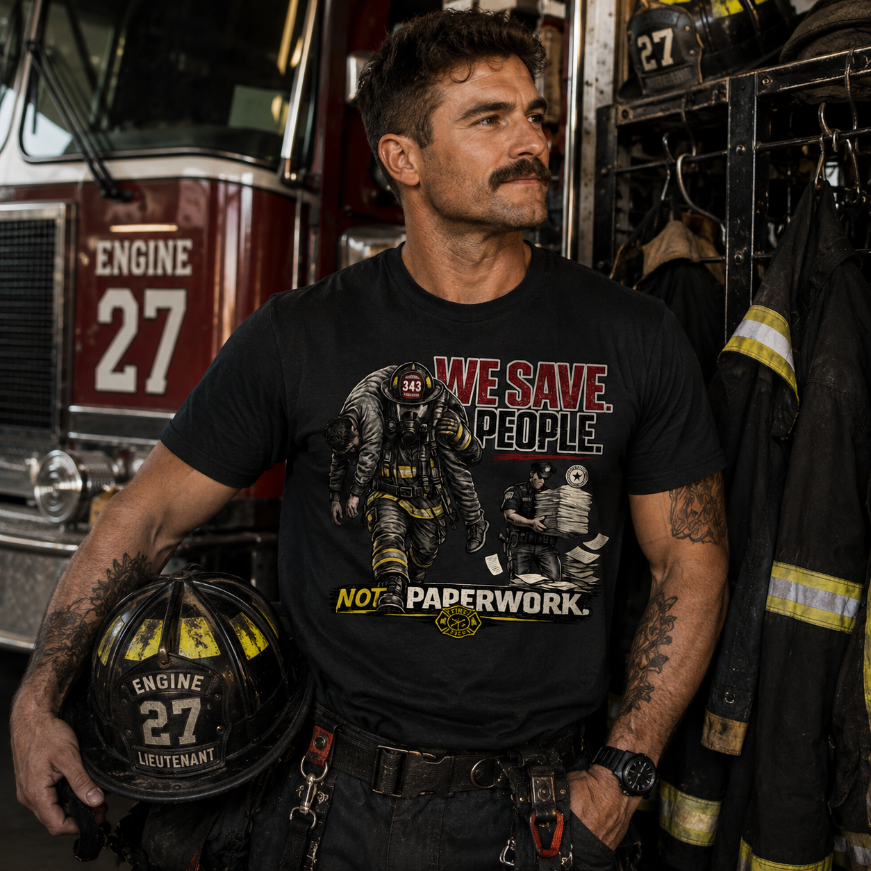 We Save People Not Paperwork Tee