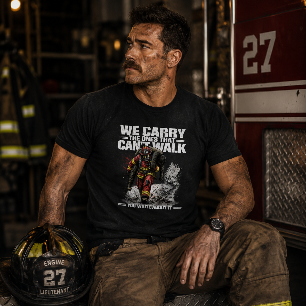 We Carry The Ones That Can't Walk You Write About it Tee