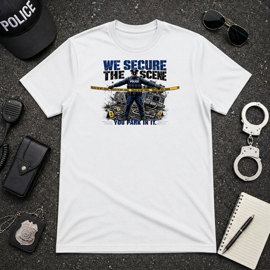We Secure The Scene You Park In It T-Shirt