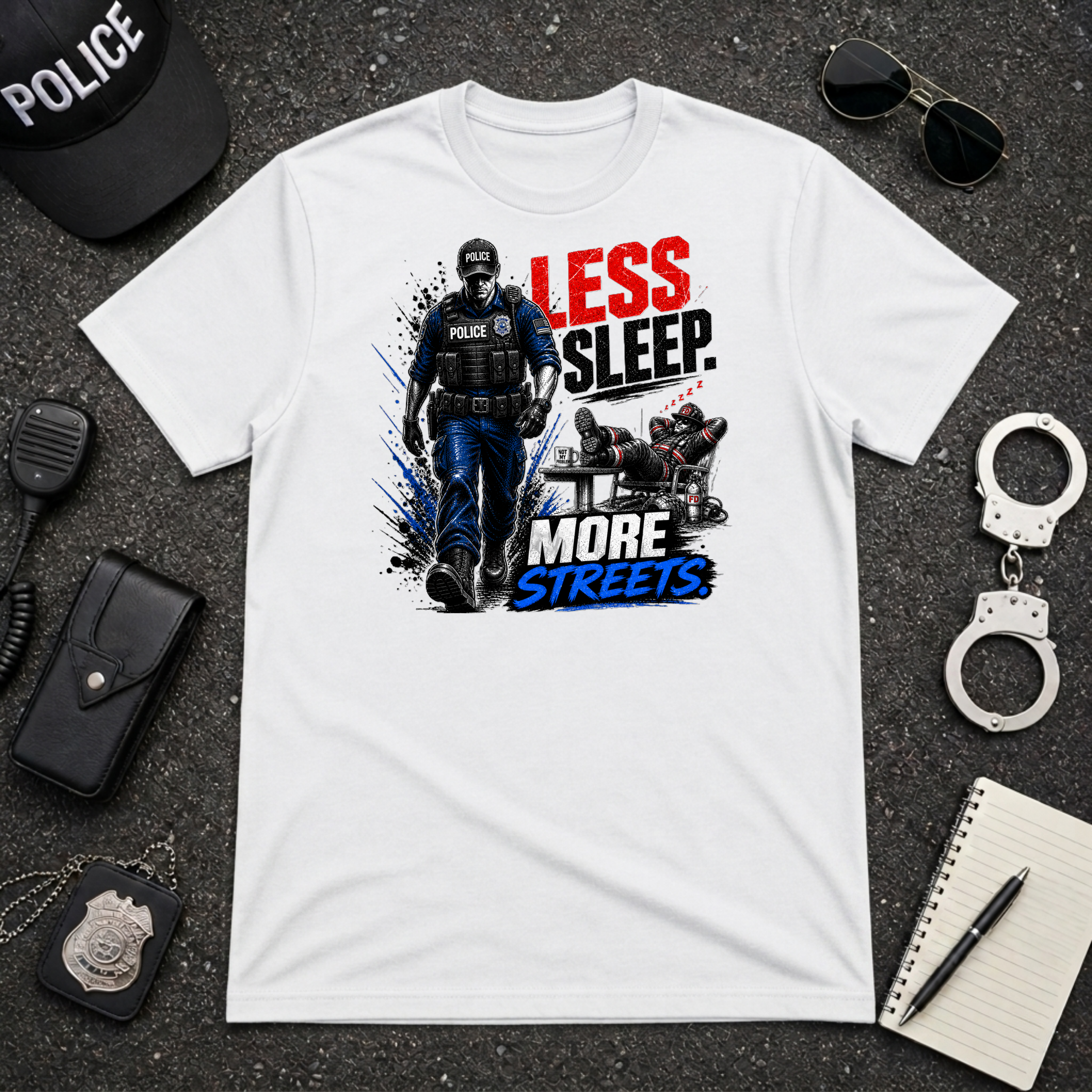 Less Sleep More Streets T-Shirt