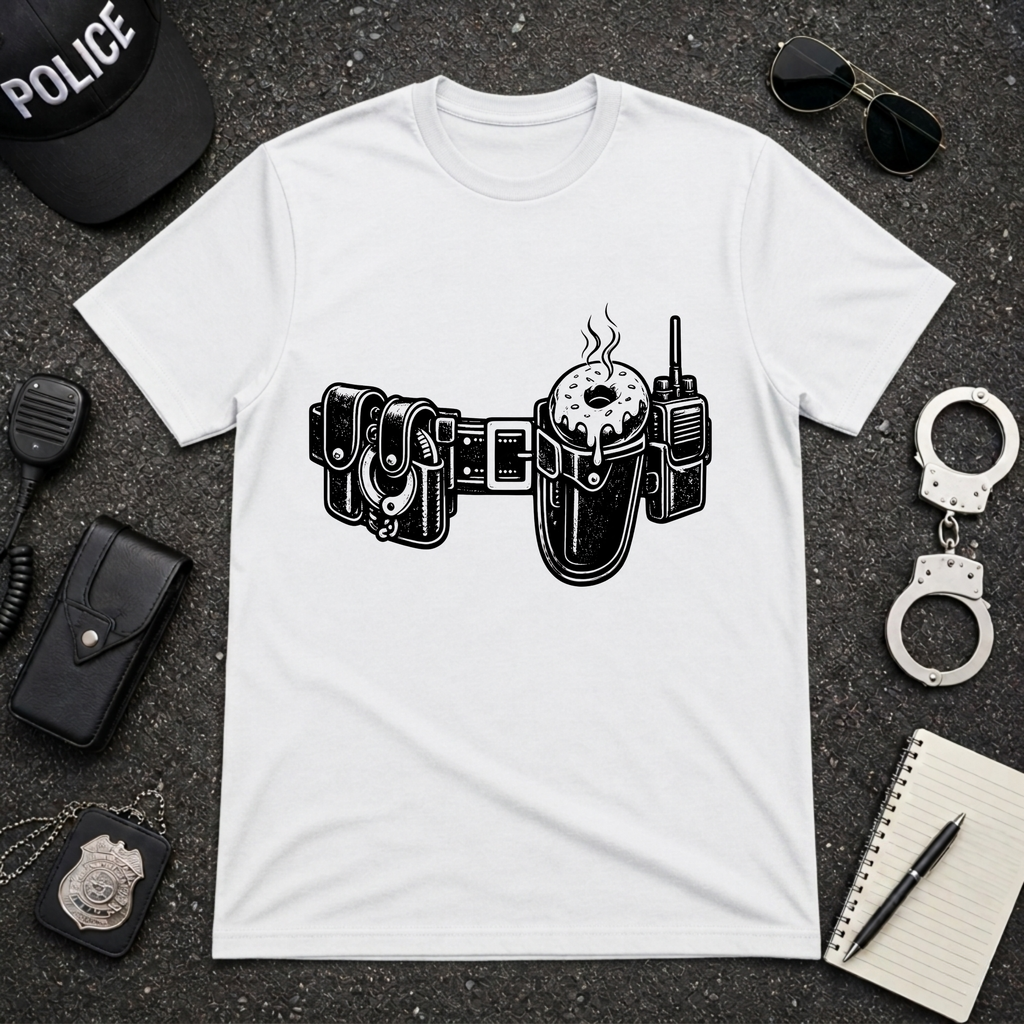 Donut Police Belt T-Shirt