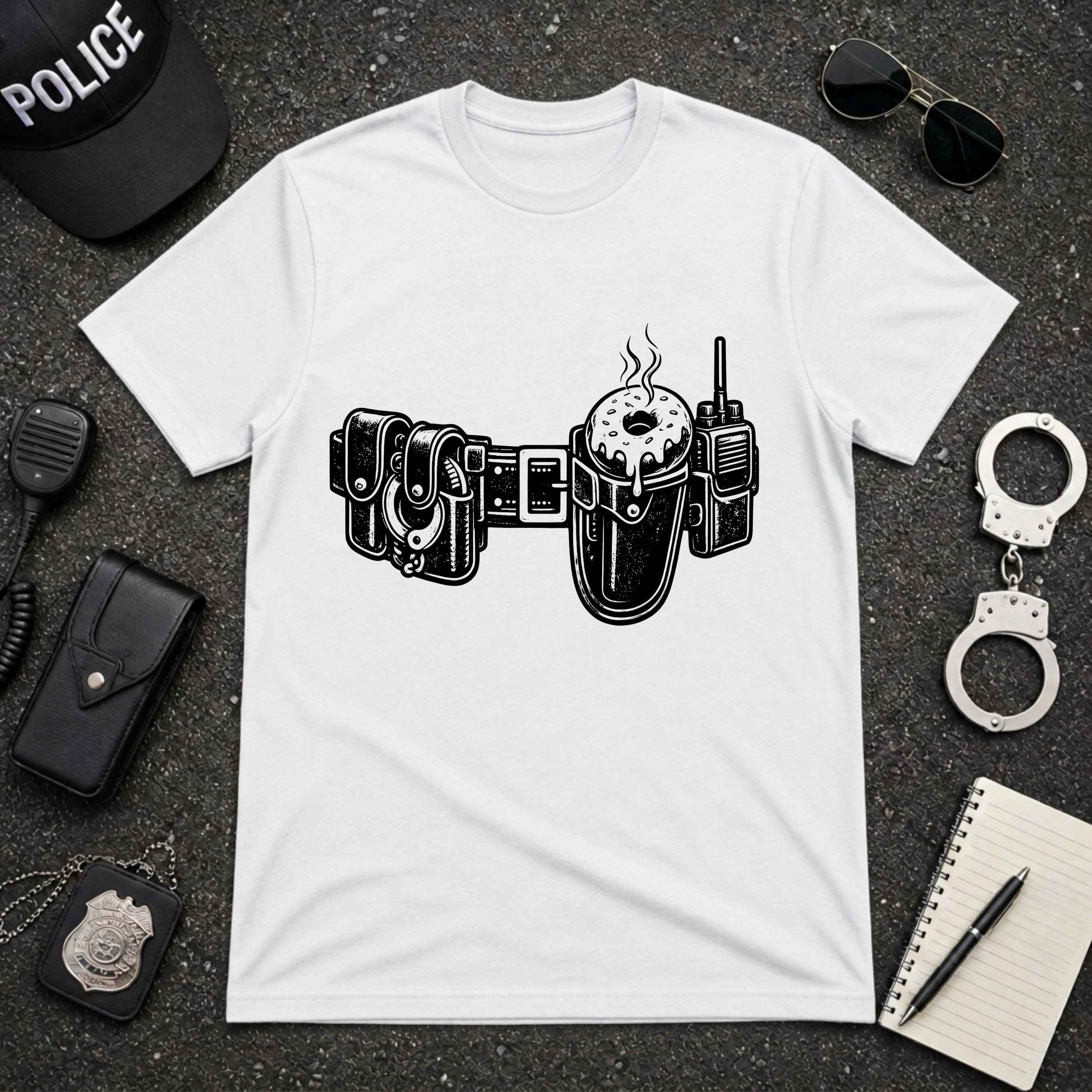 Donut Police Belt T-Shirt