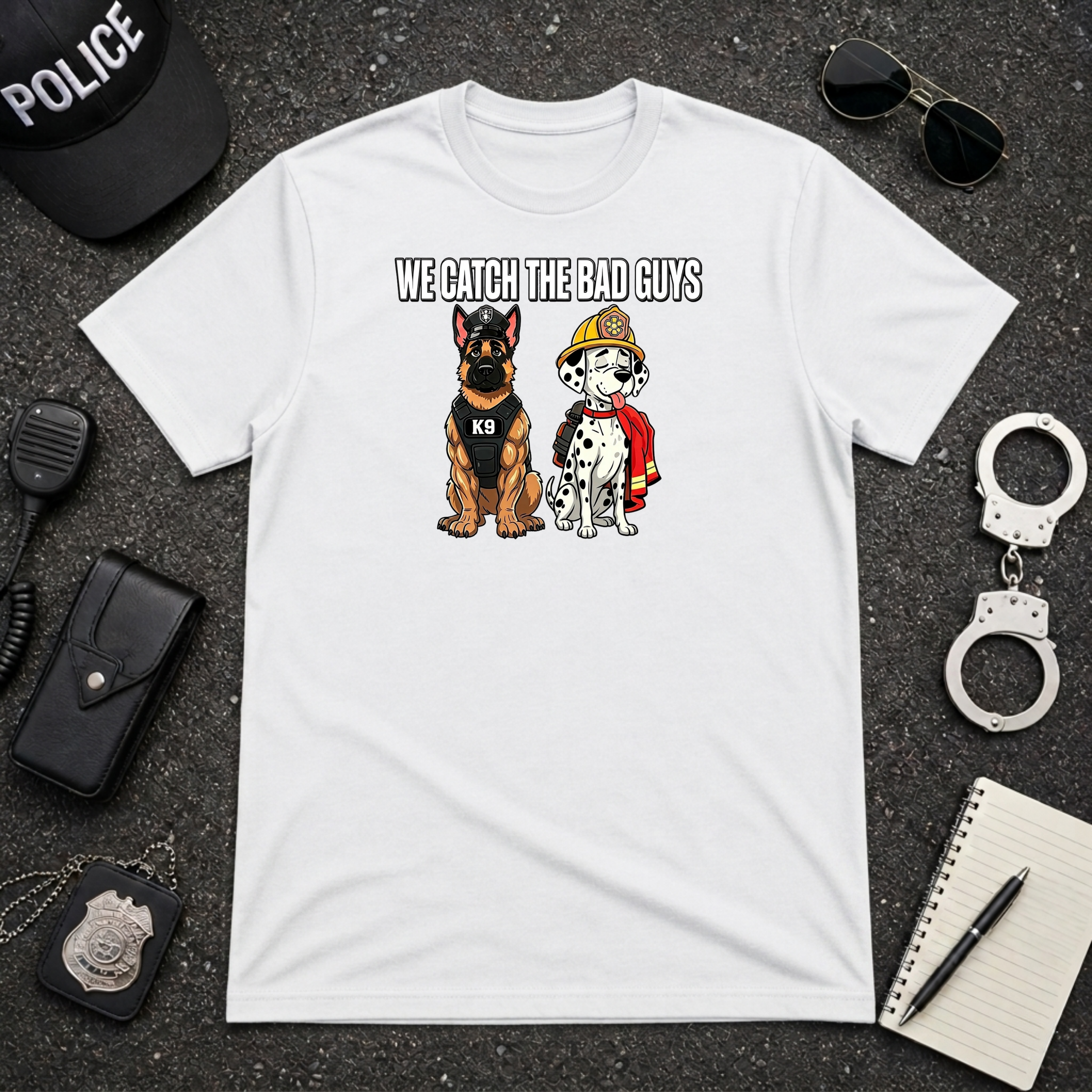 We Catch The Bad Guys T-Shirt