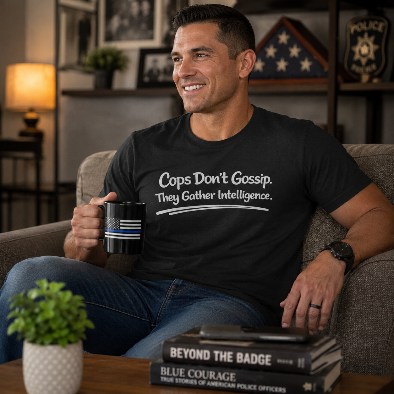 Cops Don't Gossip | Funny Police Shirt