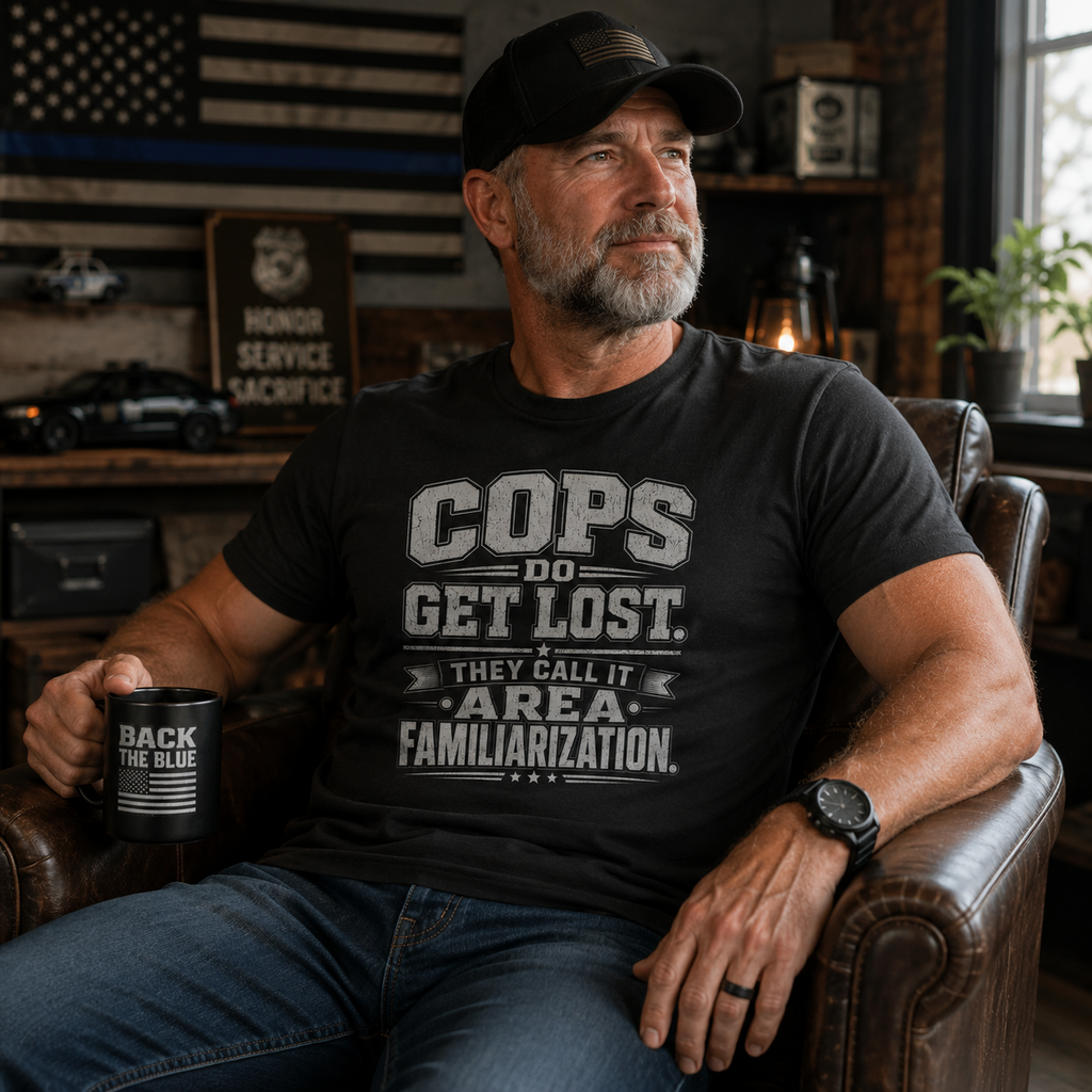 Cops Do Get Lost | Funny Police Shirt