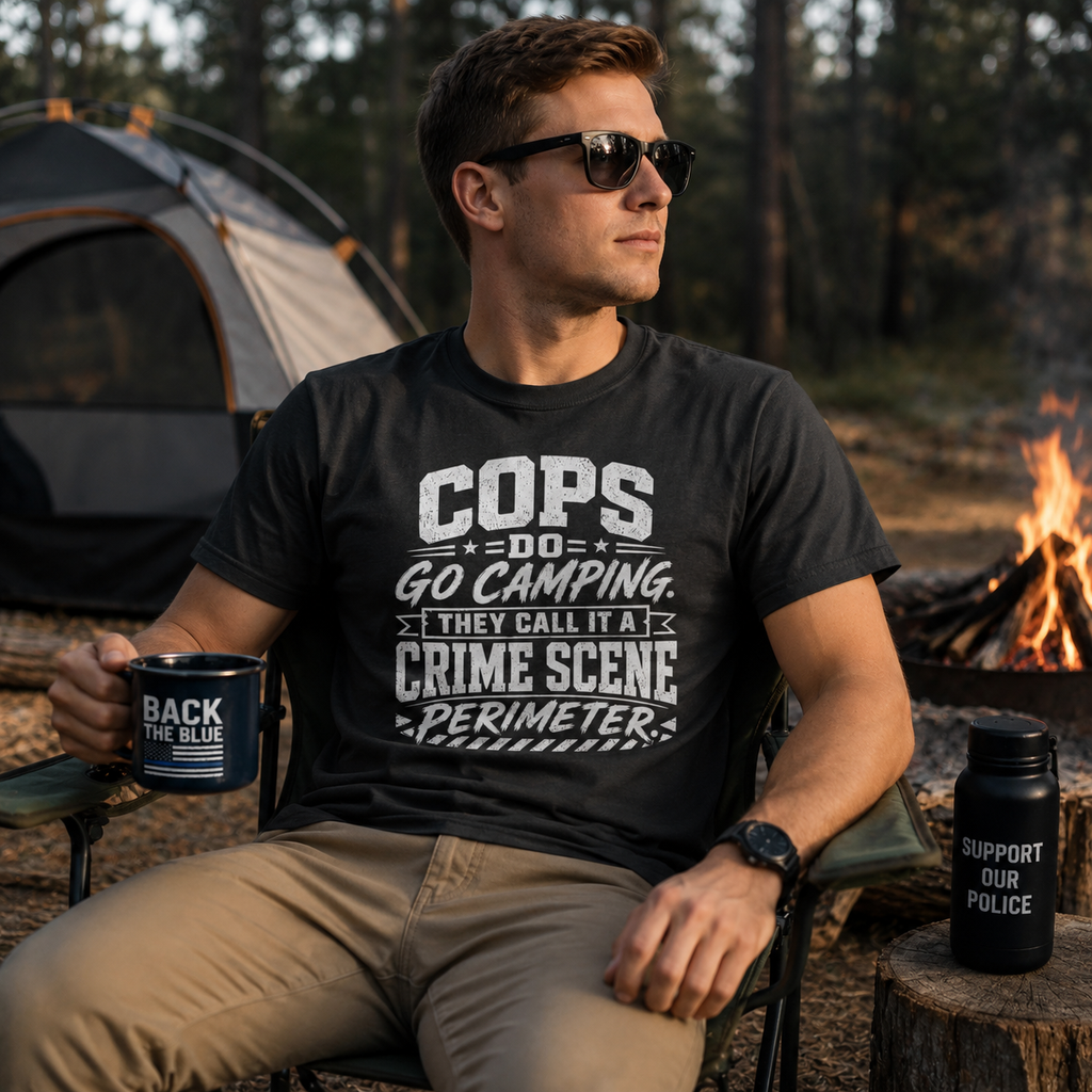 Cops Do Go Camping | Funny Police Shirt