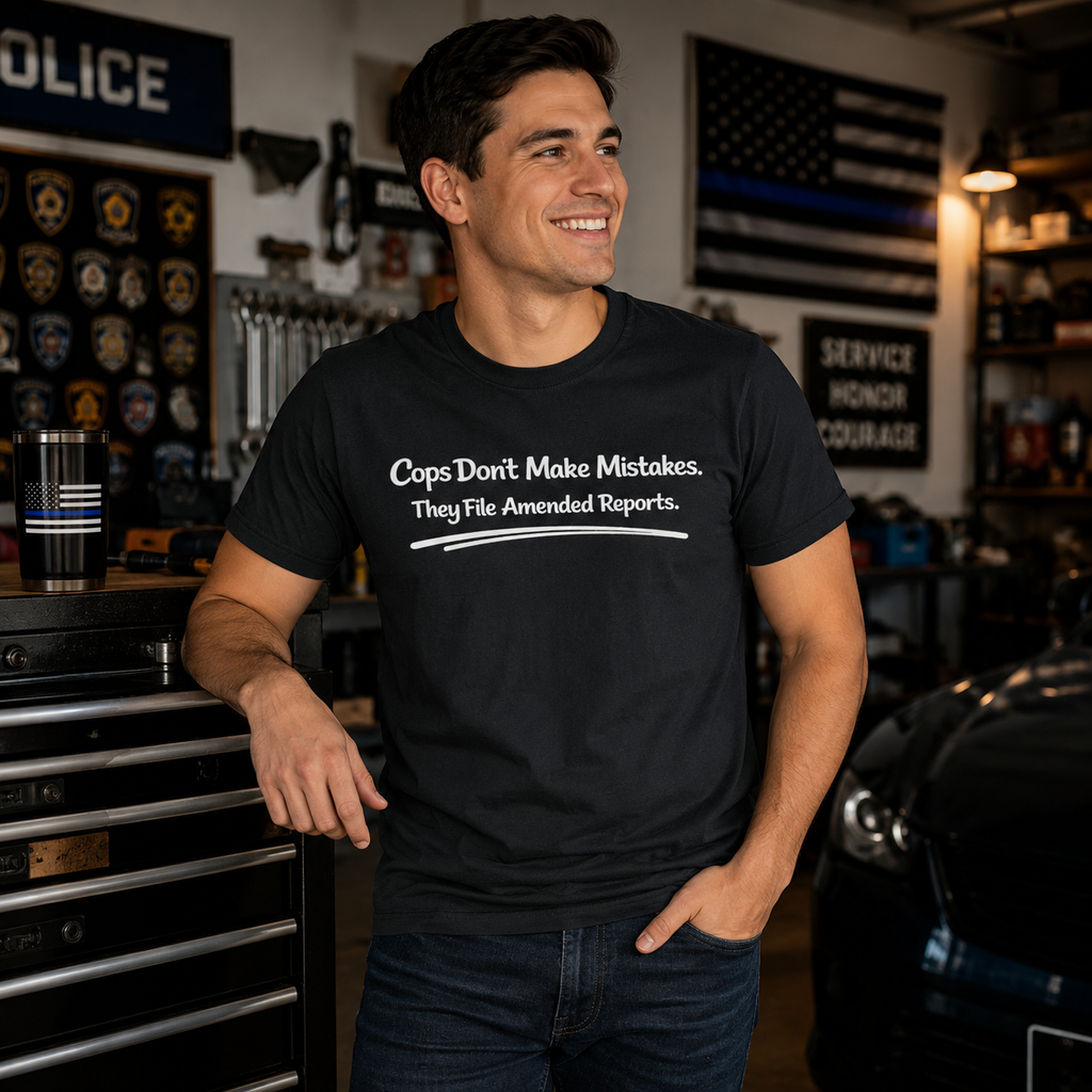 Cops Don't Make Mistakes | Funny Police Shirt
