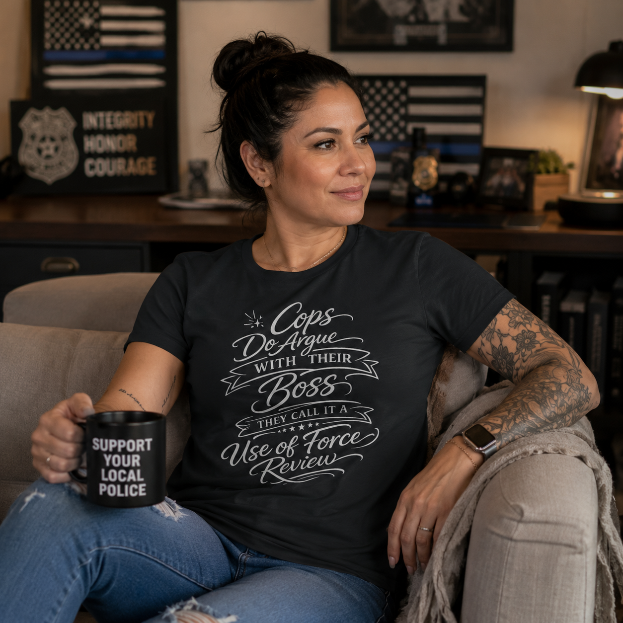 Cops Do Cardio | Funny Police Shirt
